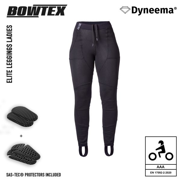 Pantalone moto Bowtex Elite Legging Donna V2 Nero
