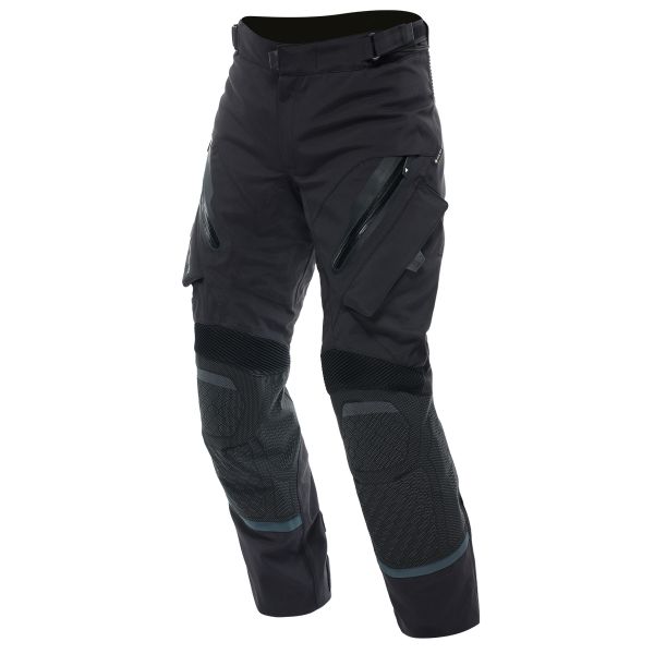 Revit Factor 4 Pantaloni Moto Tessili, Impermeabili, Con Protezioni Ginocchia CE Livello 2, Neri