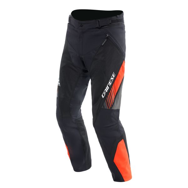 Pantalone moto Dainese Drake 2 Air Black Red Fluo Pantalone moto Dainese Drake 2 Air Black Red Fluo