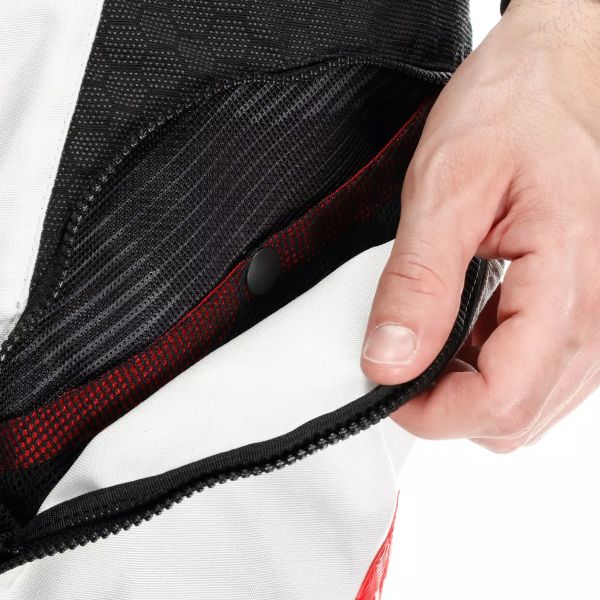 Dainese Super Adventure Absoluteshell Pants Black Glacier Grey Red