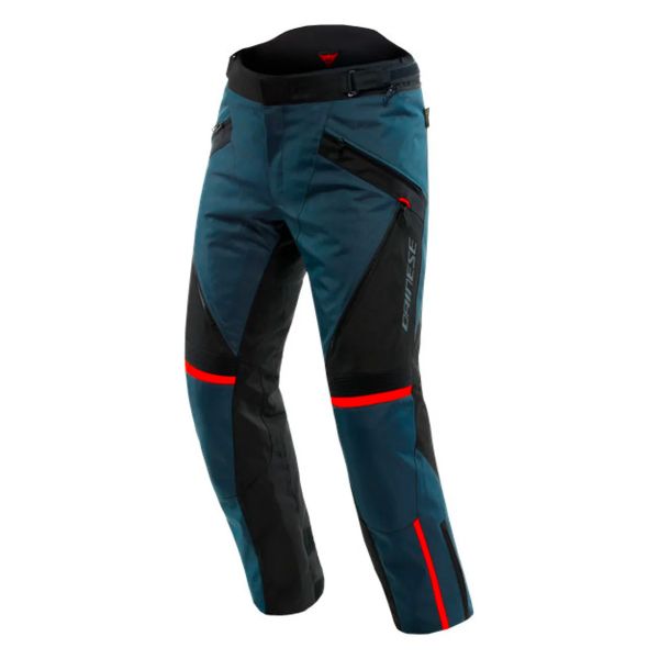 Pantalone moto Dainese Tempest 3 D-Dry Ebony Black Lava Red Pants