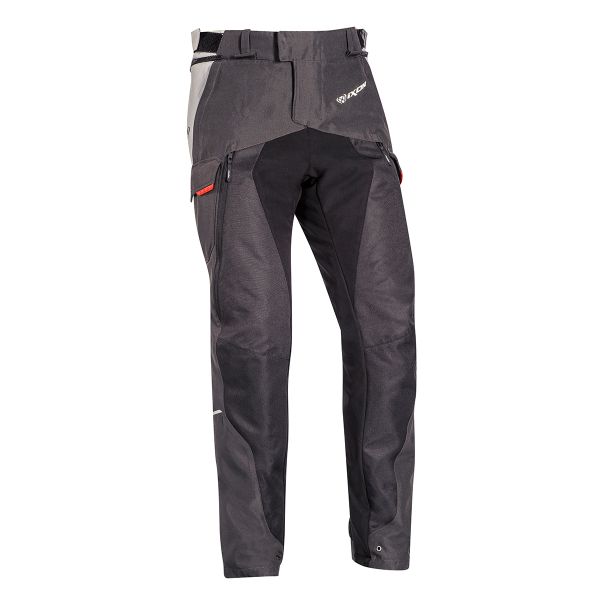 Pantalone moto Ixon Balder Pant Black Grey Red