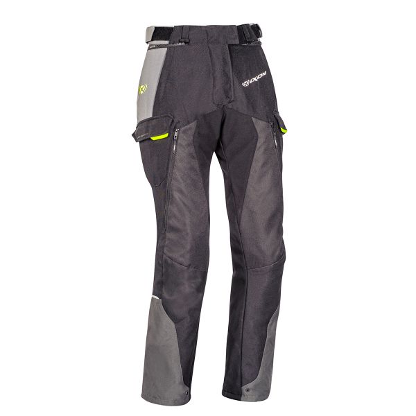 Pantalone moto Ixon Balder Pant Lady Black Grey Bright Yellow Pantalone moto Ixon Balder Pant Lady Black Grey Bright Yellow