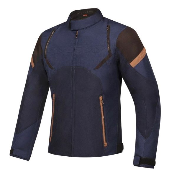 Giacche moto Ixon Striker Retro Black Navy Brown Giacche moto Ixon Striker Retro Black Navy Brown