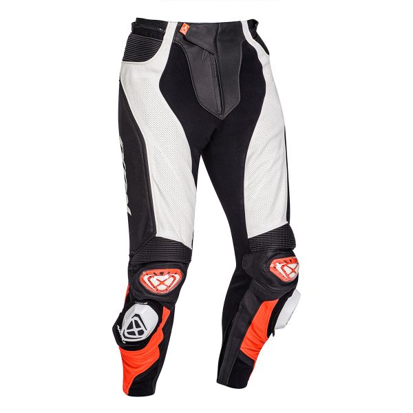 Pantalone moto Ixon Vendetta Pant Evo Black White Red