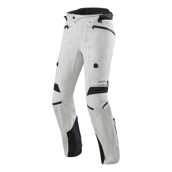 Pantalone moto REV'IT Poseidon 2 GTX Argento Nero Standard Pantalone moto REV'IT Poseidon 2 GTX Argento Nero Standard