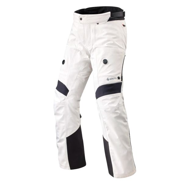 Pantalone moto REV'IT Poseidon 3 GTX Short Silver Black Pantalone moto REV'IT Poseidon 3 GTX Short Silver Black
