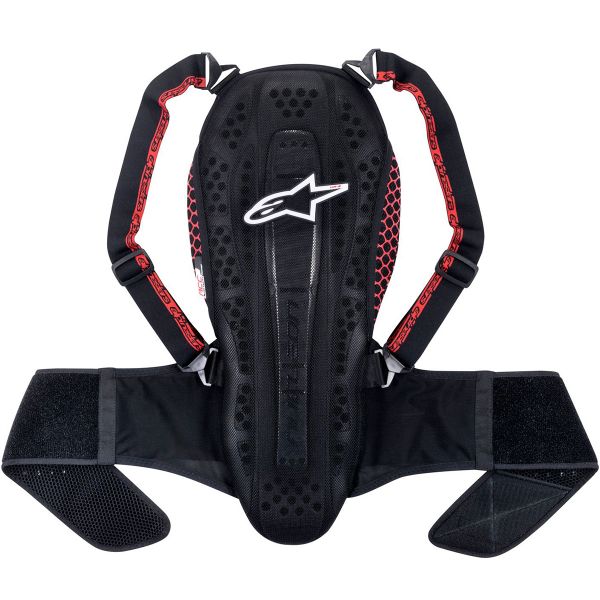 Paraschiena Moto Alpinestars Nucleon KR-2 nero fumo rosso Paraschiena Moto Alpinestars Nucleon KR-2 nero fumo rosso