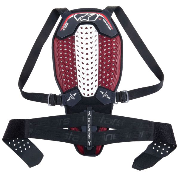 Paraschiena Moto Alpinestars Nucleon Plasma Back Protector Strap Black White Red