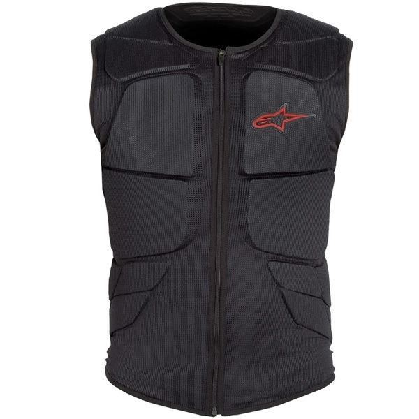 Paraschiena Moto Alpinestars Track Protection Giacca Nero