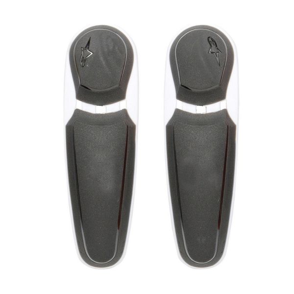 Saponette Moto Alpinestars Scivolatori SMX Plus Toe Nero Bianco Saponette Moto Alpinestars Scivolatori SMX Plus Toe Nero Bianco