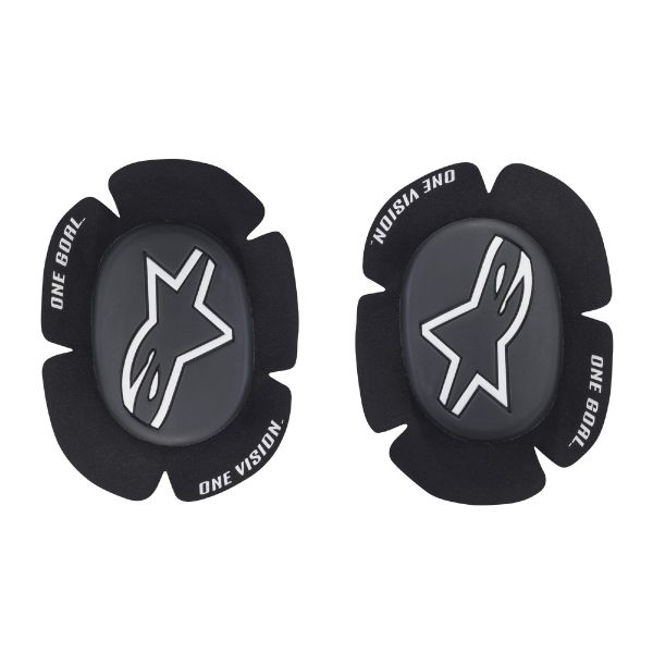 Saponette Moto Alpinestars GP Sport Evo Knee Slider Nero Bianco Saponette Moto Alpinestars GP Sport Evo Knee Slider Nero Bianco