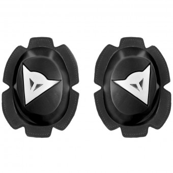 Saponette Moto Dainese Pista Rain Knee Slider Black White Saponette Moto Dainese Pista Rain Knee Slider Black White