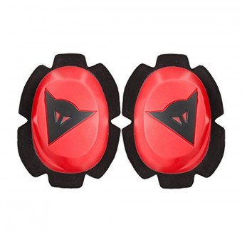 Saponette Moto Dainese Pista Rain Knee Slider Fluo Red Black Saponette Moto Dainese Pista Rain Knee Slider Fluo Red Black
