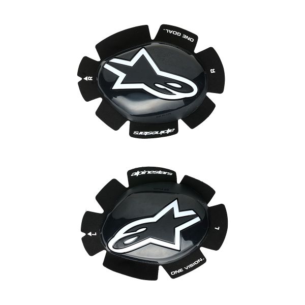 Saponette Moto Alpinestars GP Plus Knee Slider Black White