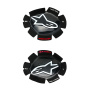 Saponette Moto Alpinestars GP Tech Knee Slider Black White