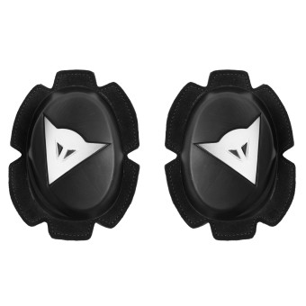 Saponette Moto Dainese Pista Knee Slider Black White Saponette Moto Dainese Pista Knee Slider Black White