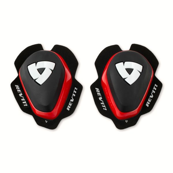 Saponette Moto REV'IT Knee Slider Set 2 Red Black White
