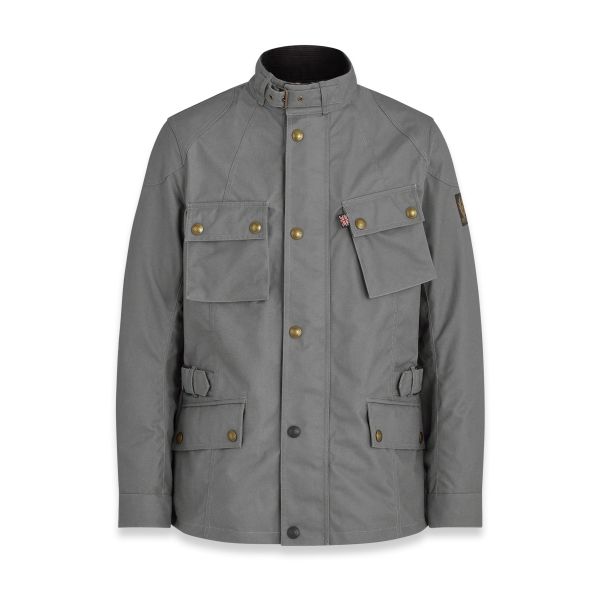 Giacche Moto Lunghe Belstaff Crosby 2 Tech Wax Granite Grey Giacche Moto Lunghe Belstaff Crosby 2 Tech Wax Granite Grey