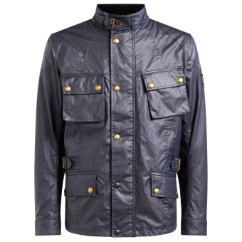 Giacche Moto Lunghe Belstaff Crosby 2 Tech Wax Black Giacche Moto Lunghe Belstaff Crosby 2 Tech Wax Black