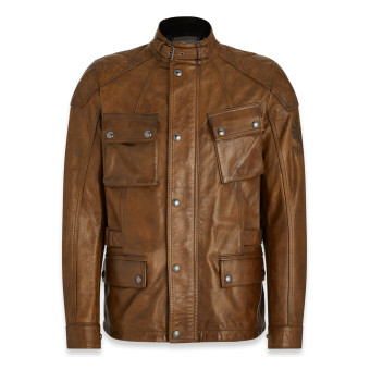 Giacche Moto Lunghe Belstaff Turner Antique Burnt Cuero Giacche Moto Lunghe Belstaff Turner Antique Burnt Cuero
