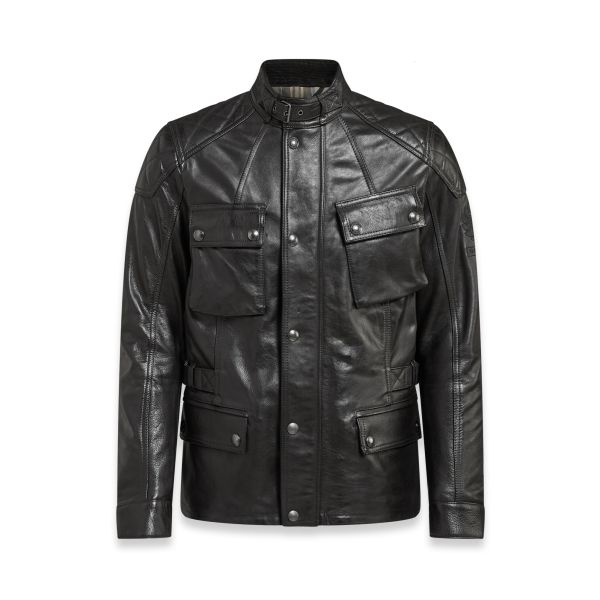 Giacche Moto Lunghe Belstaff Turner Antique Black Giacche Moto Lunghe Belstaff Turner Antique Black