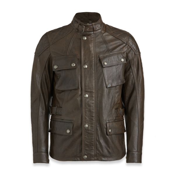 Giacche Moto Lunghe Belstaff Turner Antique Black Brown Giacche Moto Lunghe Belstaff Turner Antique Black Brown