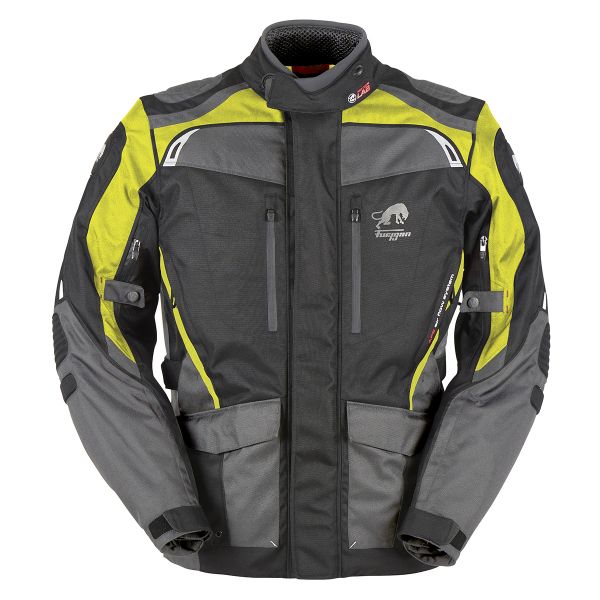 Giacche Moto Lunghe Furygan Apalaches Black Yellow Fluo