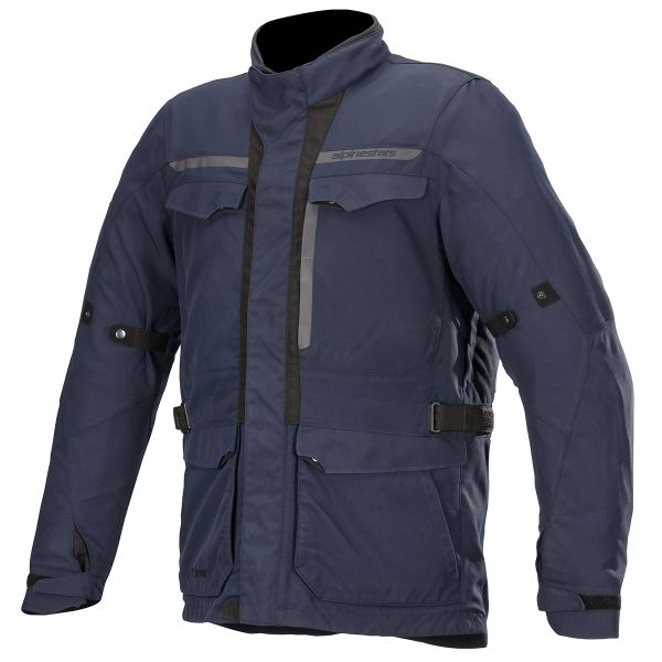 Giacche Moto Lunghe Alpinestars Barcelona Drystar Blue Navy