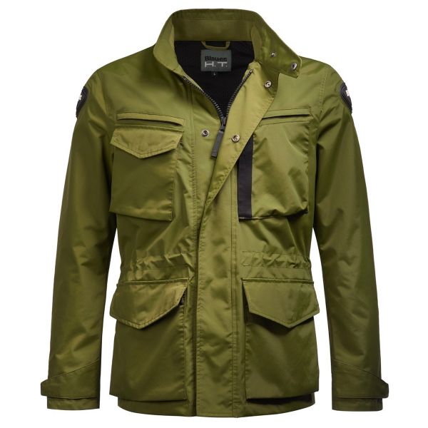 Giacche Moto Lunghe Blauer Ethan Green Giacche Moto Lunghe Blauer Ethan Green