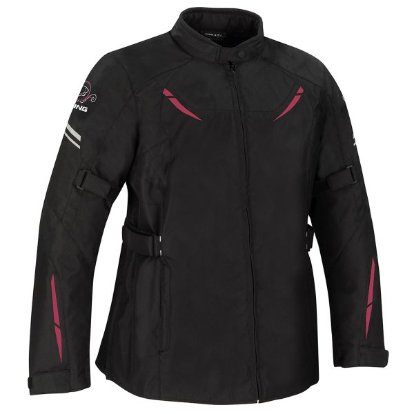 Giacche Moto Lunghe Bering Lady Penelope Queen Size Black Fuchsia