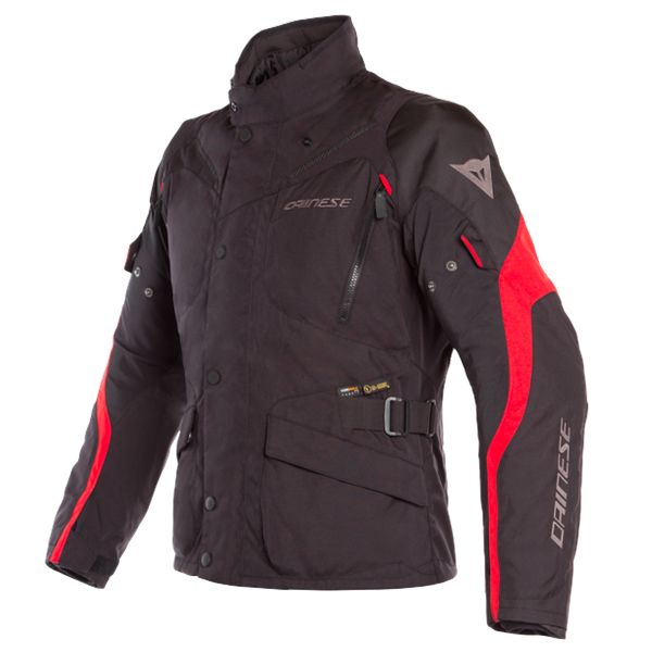 Giacche Moto Lunghe Dainese Tempest 2 D-Dry Black Tour Red
