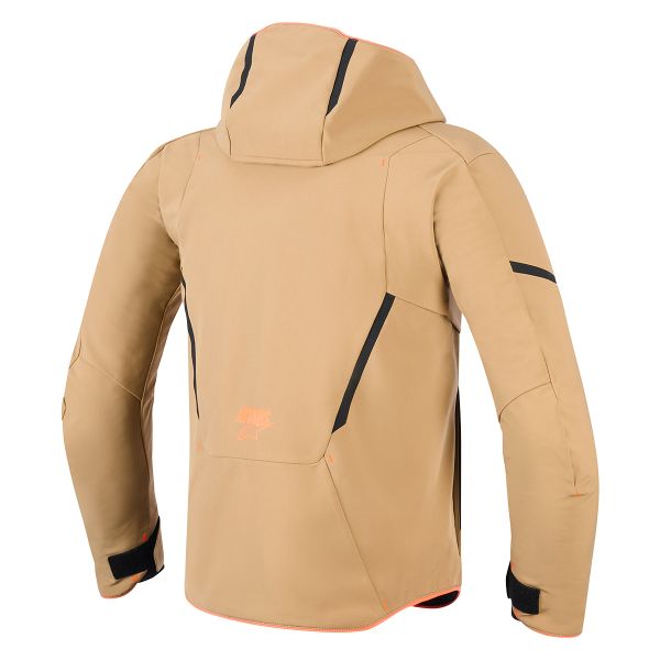 Alpinestars Aeroshell WP Dark Khaki Black Orange Fluo