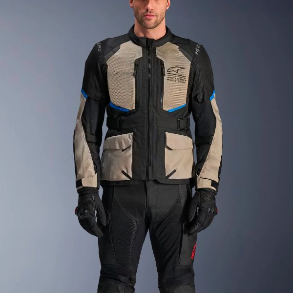 Alpinestars Andes Air Drystar Nero Laurel Grigio Blu brillante