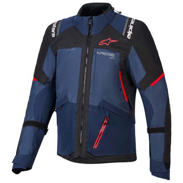 Giacche Moto Lunghe Alpinestars Andes V4 Drystar Night Navy Mood Indigo Black