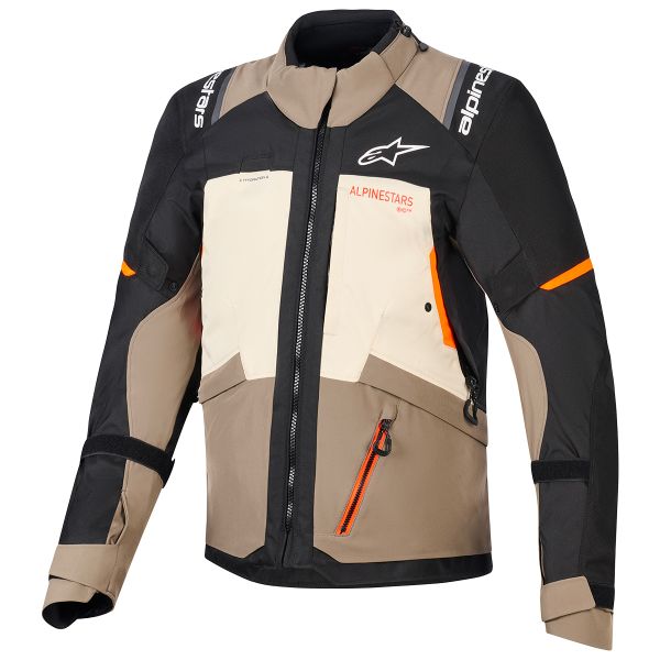Giacche Moto Lunghe Alpinestars Andes V4 Drystar Walnut Mastic Black