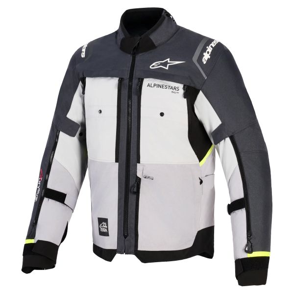 Giacche Moto Lunghe Alpinestars Cusco Drystar Ice Gray Mid Gray Deep Gray