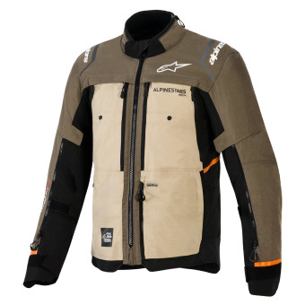 Giacche Moto Lunghe Alpinestars Cusco Drystar Walnut Aluminium Black