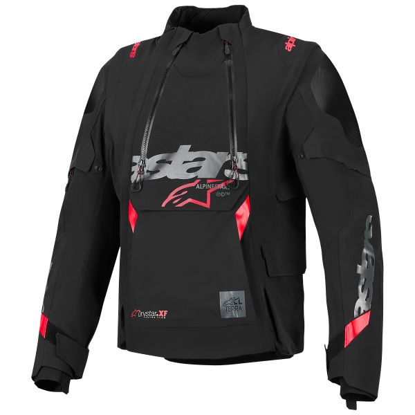 Giacche Moto Lunghe Alpinestars Halo Pro Drystar XF Laminated Black Dark Shadow