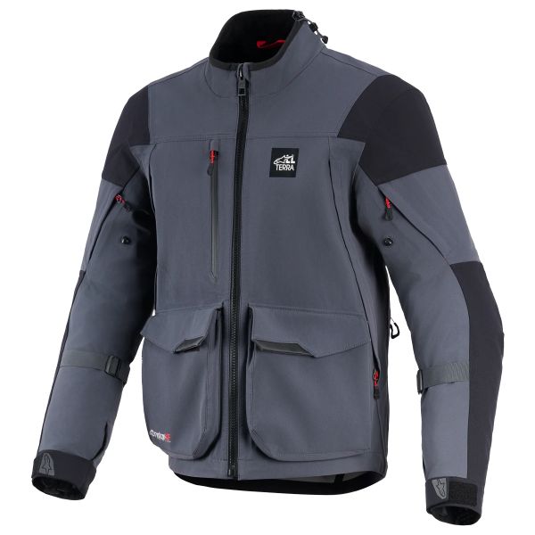 Giacche Moto Lunghe Alpinestars Maxdura Drystar XF Deep Gray Black
