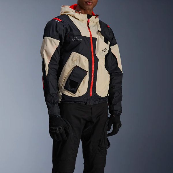 Alpinestars Mogress Air Nero Mandorla Arancione Caldo