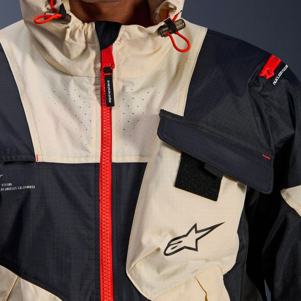 Alpinestars Mogress Air Nero Mandorla Arancione Caldo