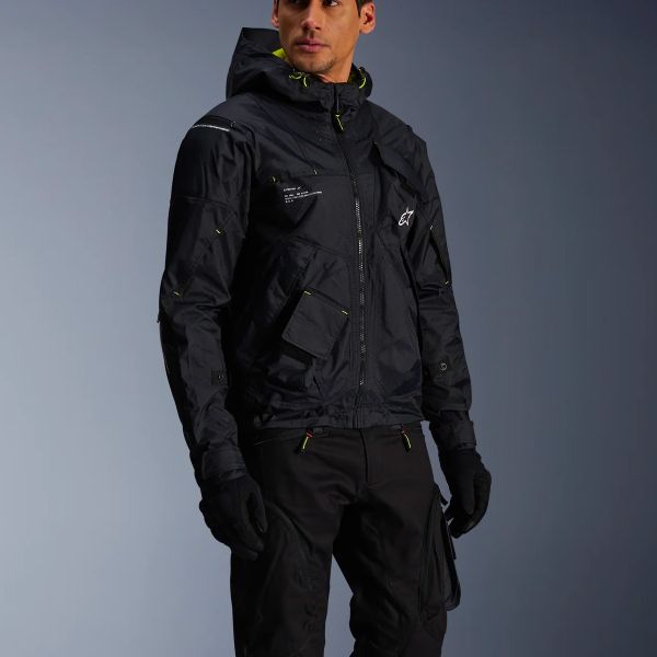 Alpinestars Mogress Air Nero Lime Punch Bianco