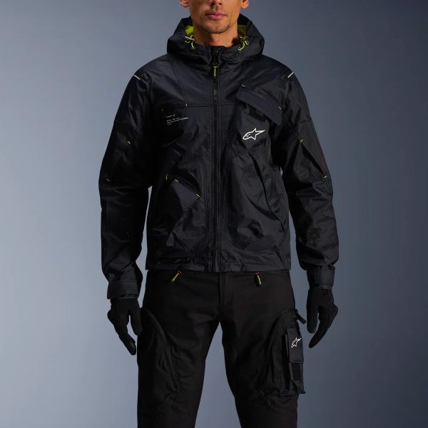 Alpinestars Mogress Air Nero Lime Punch Bianco