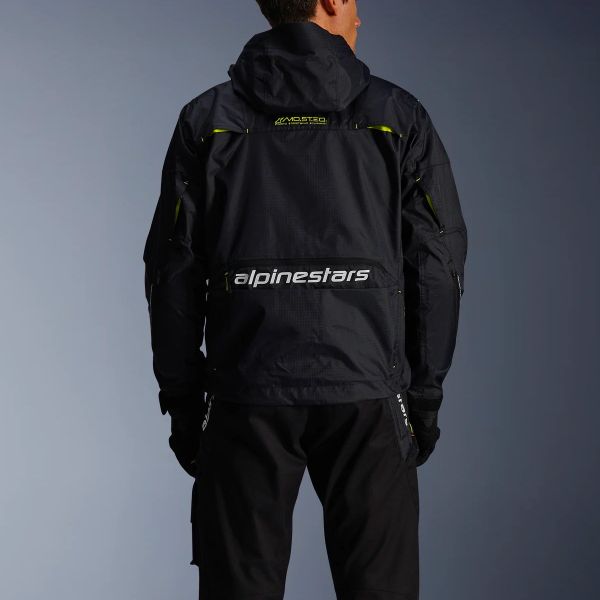 Alpinestars Mogress Air Nero Lime Punch Bianco