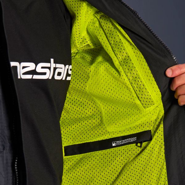 Alpinestars Mogress Air Nero Lime Punch Bianco