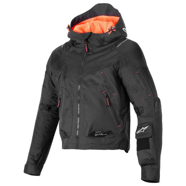 Giacche Moto Lunghe Alpinestars Molly Air Nero Fluo Corallo Giacche Moto Lunghe Alpinestars Molly Air Nero Fluo Corallo