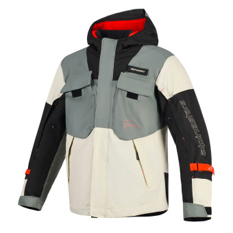 Giacche Moto Lunghe Alpinestars Mospher WP Fur Gray Black Ice