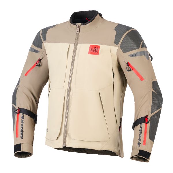 Giacche Moto Lunghe Alpinestars Nazca Gore-Tex Pro Walnut Rock Brown