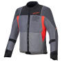 Giacche Moto Lunghe Alpinestars ST-2 Air Grigio intenso Grigio scuro Rosso brillante